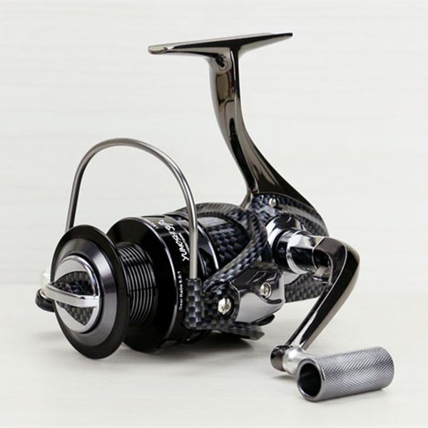 

baitcasting reels fishing snake skin all metal base line runner bm1000-7000 spinning reel ocean rod lure wheel 12+1bb