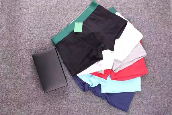 

underpants breathable underwear for men high-grade 3/box comfortable and soft movement boxer shorts cotton sexy, Black;white