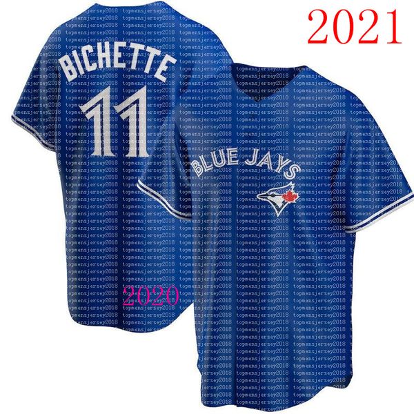 

4 george springer toronto blue jays jersey 11 bo bichette 27 vladimir guerrero jr. 8 cavan biggio 29 carter baseball 2020, Blue;black