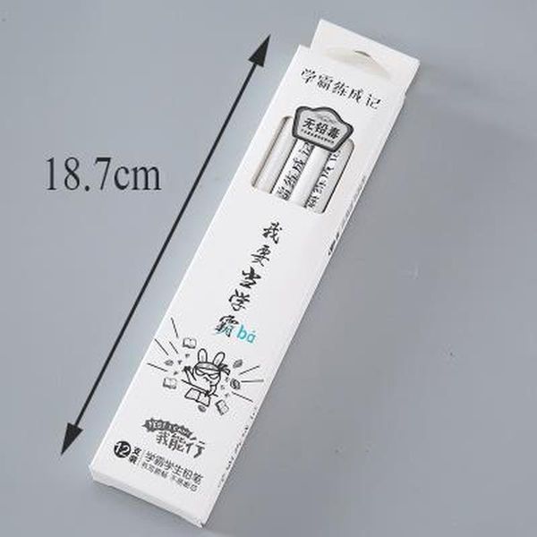 

12 styles/set xueba kids pencil with rubber stationery nice pens and pencils potions for kawaii school supplies