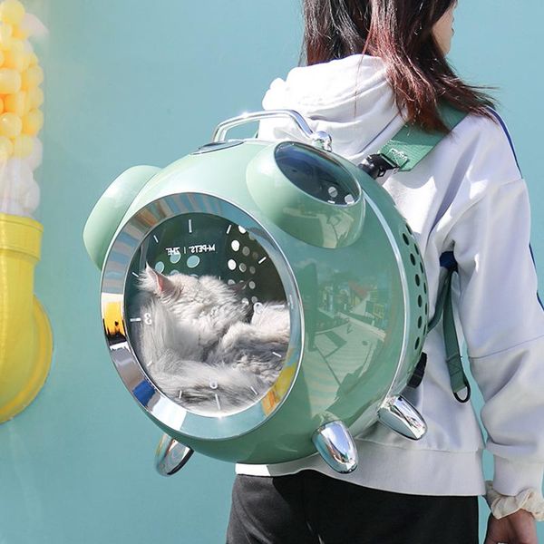 

cat carriers,crates & houses intelligent outdoor portable comfortable pet backpack large capacity carrier with temperature and humidity remi