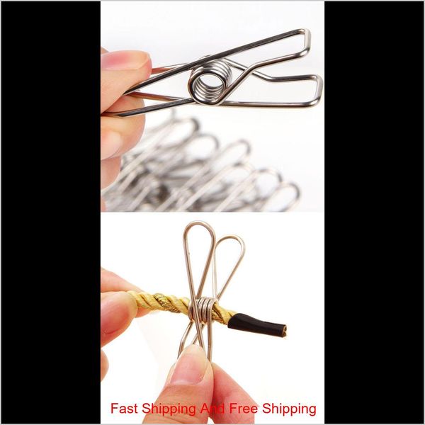 

2020 spring clothes clips stainless steel pegs for socks ps hang rack parts practical portable holder ac qyllzi sports2010