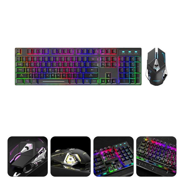 

keyboard mouse combos 1 set and notebook wireless 2.4g (black)