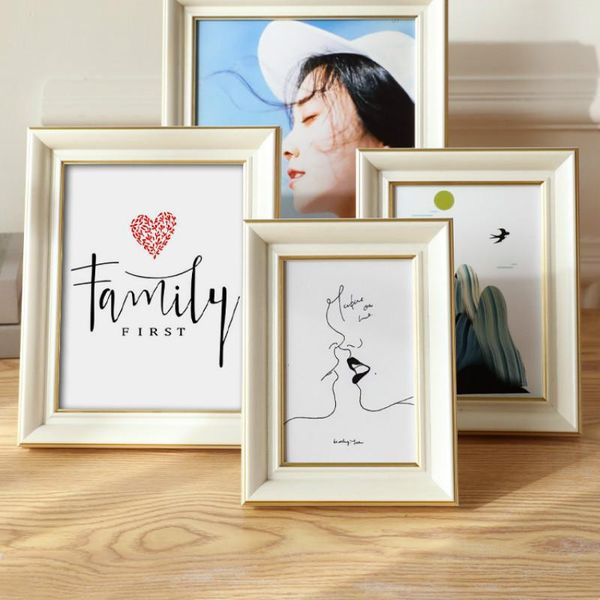 

frames art creative po framed wall collage gallery elegant waterproof frame set simple cuadros de fotos home decoration di50xk