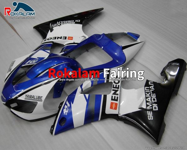 

race bike covers for yamaha yzf r1 yzf-r1 1998 1999 yzf 1000 r1 yzf1000-r1 98 99 fairings kit (injection molding)