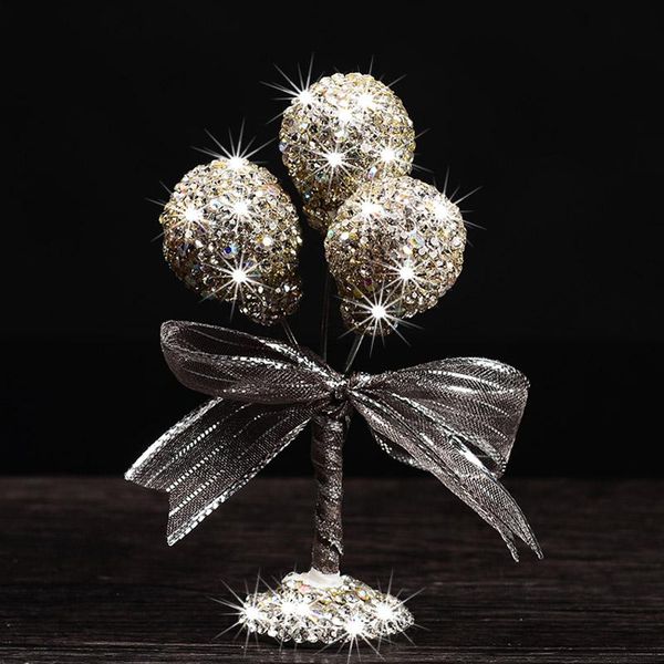 

interior decorations charming auto ornaments rhinestone diamond lovely balloon car decoration mini console dashboard supplies