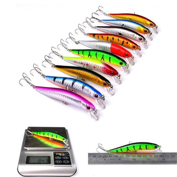 

20pcs/lot new mixed 2 models 3d eyes fishing lure bait set kit wobblers fishing isca artificial plastic crankbait treb jllcqp