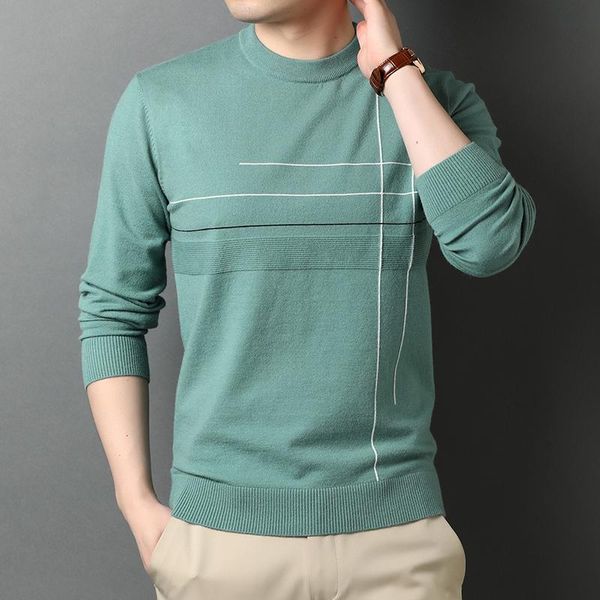 

men's sweaters fashion brand knit pullover high end for men woolen autum winter designer casual jumper clothes, White;black