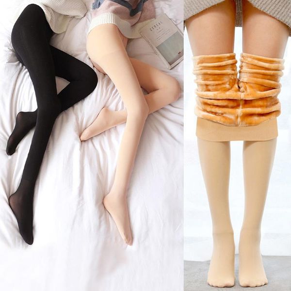 

women's leggings 2021 waterproof antifouling winter plus size velvet high waist thick legging keep warm women, Black