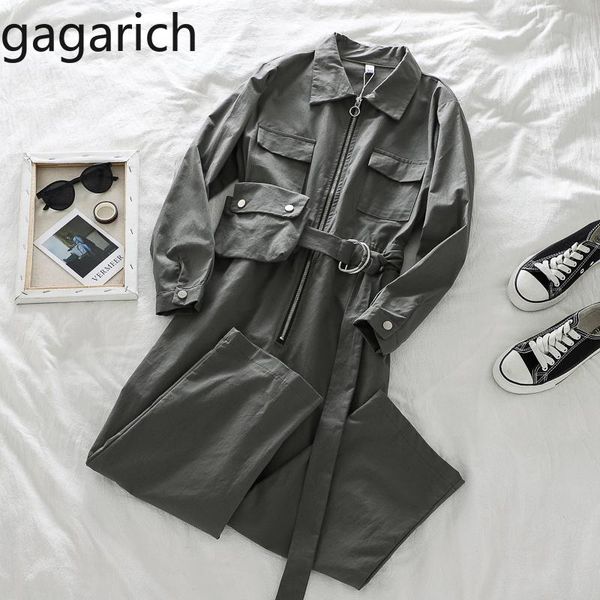 

women's jumpsuits & rompers gagarich jumpsuit women autumn spring clothing 2021 korean style harajuku loose romper high-waisted casual, Black;white