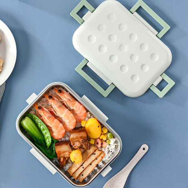 

dinnerware sets portable stainless steel bento box japanese style container storage breakfast boxes cute thermal lunch for kids