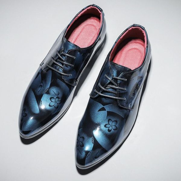 

dress shoes original mens for wedding blue oxford formal shoe men lacing young casual pointed toe business adult, Black