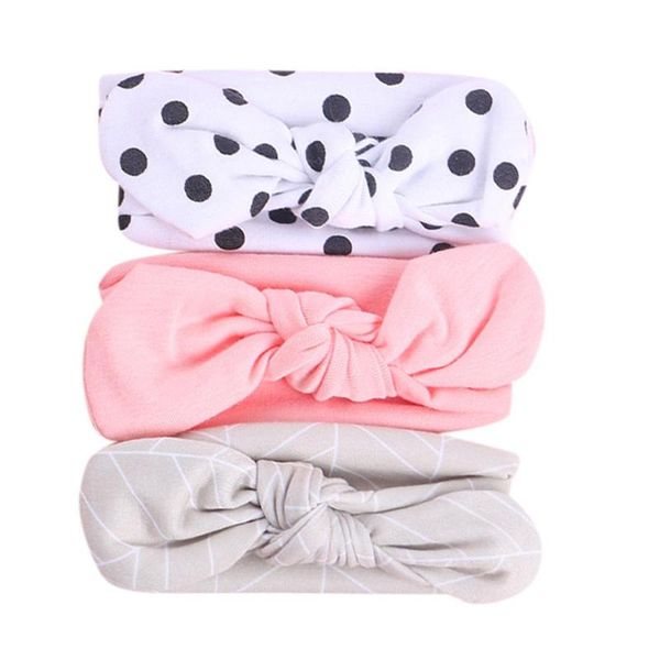 

hair accessories kids cotton 3pcs born baby boys&girls elastic bowknot hairband set arrival a503, Slivery;white