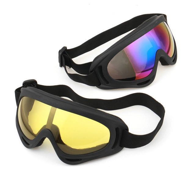 

motorcycle motocross race goggles bike eyewear riding sunglasses anti-uv, Black