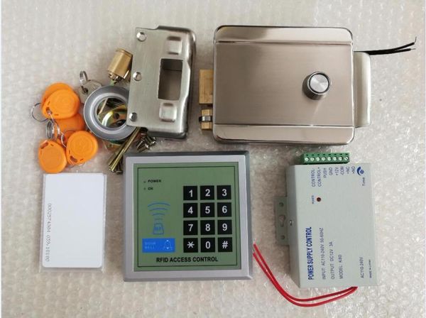

electronic gate door lock bolt with 125khz rfid proximity door entry keypad for access control system for home office