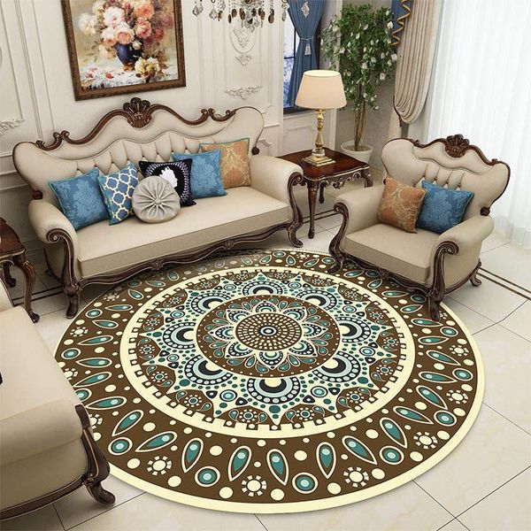

carpets round carpet household hanging basket computer swivel chair bedside mat bedroom living room coffee table door