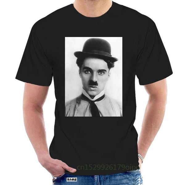

men's t-shirts nuevo camiseta fuego hombre cara chaplin idea regalo big tall tee shirt @123775, White;black