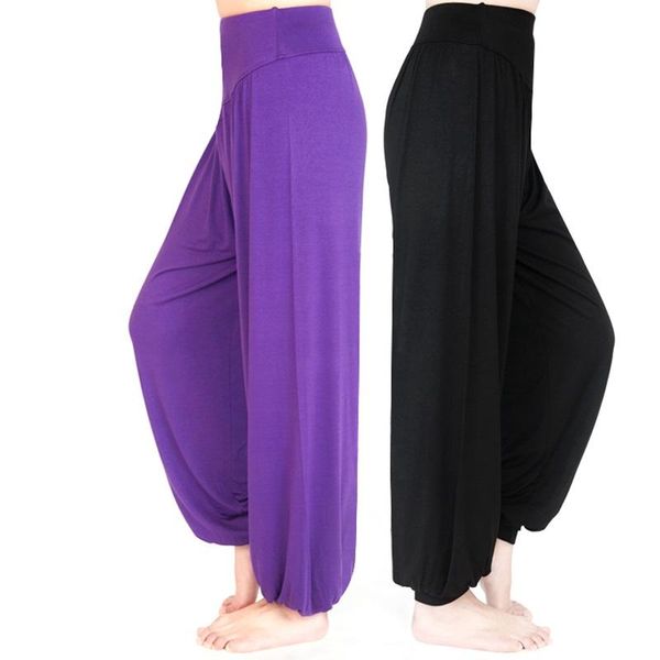 

yoga outfit pants women plus size colorful bloomers dance taichi full length smooth no shrink antistatic