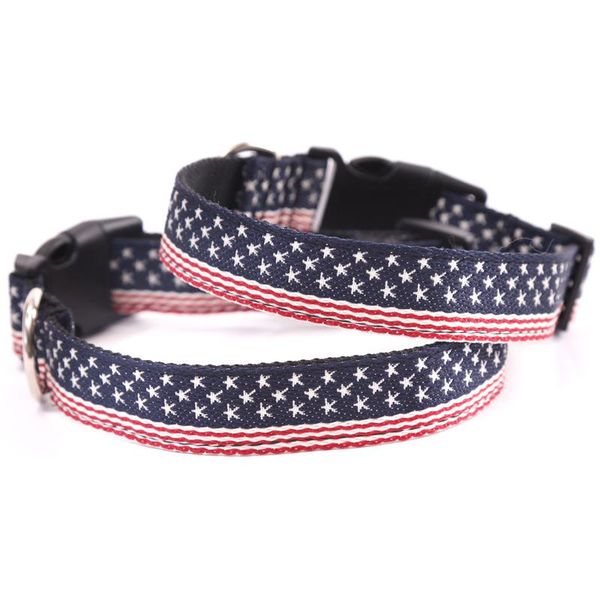 

adjustable nylon dog collars collar printing necklace dog training outdoor comfortable pet necklace