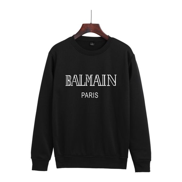 

new personalized letter round neck sweater for men and women, Black