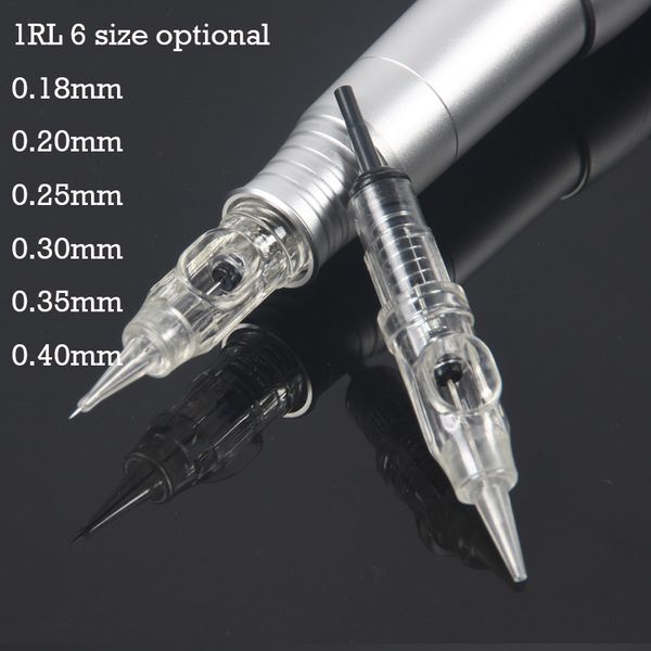 

permanent makeup cartridge needles disposable easy click bayonet tattoo gun 1rl/3rl/5rl needle for eyebrow/lips/eyeliner machinescouts