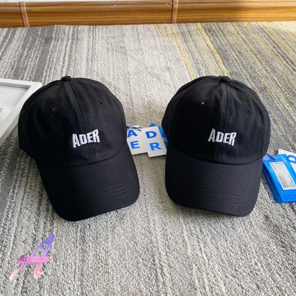 

beanies ader errorl embroidery baseball cap men women logo hats inside tag blue mark label adererror spring and summer