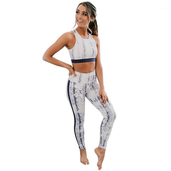 

yoga outfits workout clothes for women sports bra and leggings set wear gym clothing athletic set1, White;red