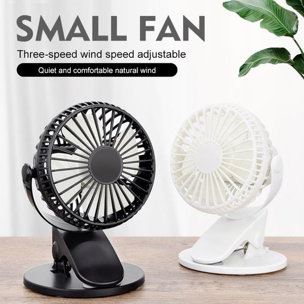 

other household sundries mini clip fan portable travel gift cute abs usb rechargeable outdoor deskdelicate