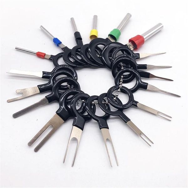 

automotive repair kits 29pcs plug terminal remove tool set car electrical wiring crimp connector pin extractor kit