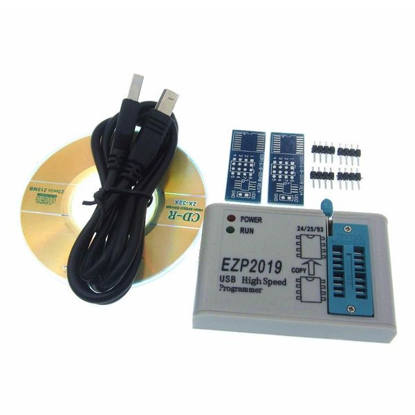 

computer cables & connectors ezp2021 full set high-speed usb spi programmer support 24 25 93 eeprom flash bios chip high speed