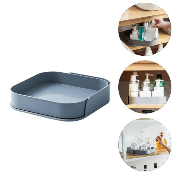 

kitchen storage & organization 1pc rotating condiment rack spice tray for home