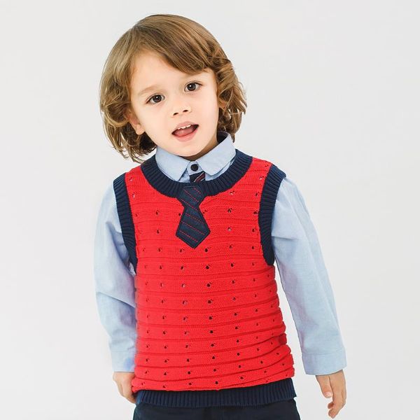 

waistcoat fashion boys knitted autumn clothing winter children horse jacket shoulder red baby vest warm clothes, Camo