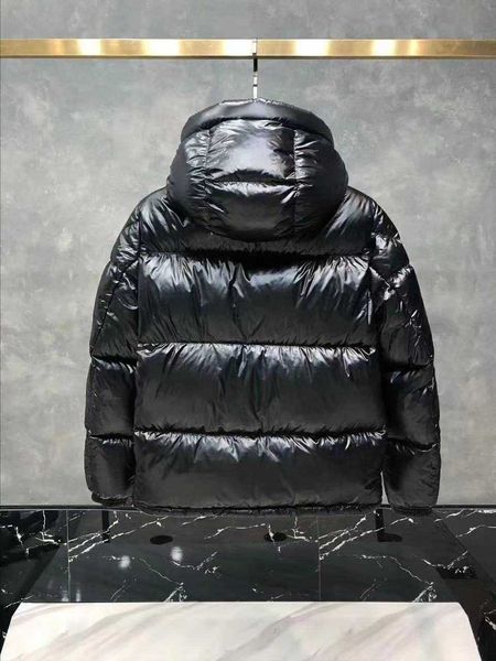 

men down jacket parka coat fashion brand street mens winter short hooded jackets, Black