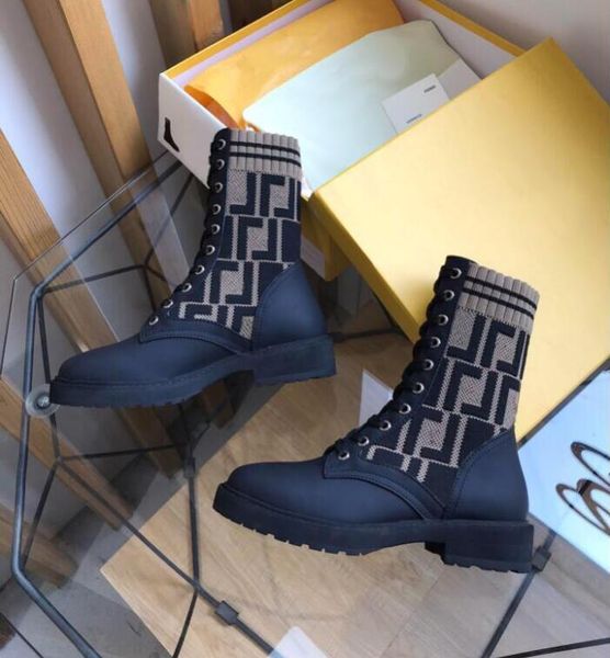 

fashion ladies sylvie series ribbon decorated leathers martin boot women embroidered leather band ankle boots r luxury woman winter box shoe, Black