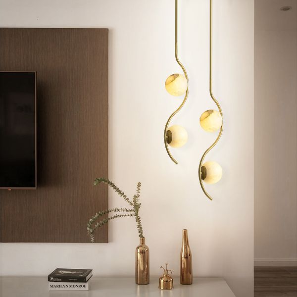 

nordic led bedside room little light minimalist covers gold long head bar lamp ceiling decoration fixtures 6tk4