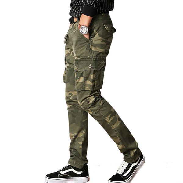 

2021 new men fashion army slim regualr straight fit cotton multi color camouflage green yellow v7a1p015 0ozf, Black