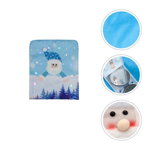 

chair covers christmas decorative glowing cartoon lovely pattern seat
