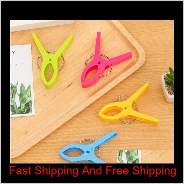 

11.5 cm large bright colour clothes clip plastic beach towel pegs clothespin clips to su qylyhh wrhome
