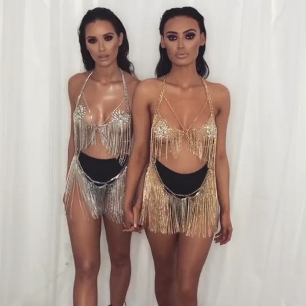 

europe fashion body chains conjoined performance body chain, Slivery;golden