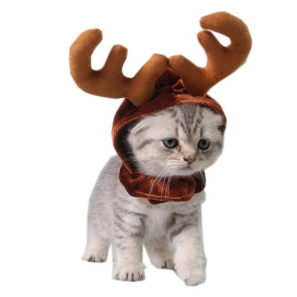 

dog apparel pet headbands antlers cap costume supplies christmas deer hats