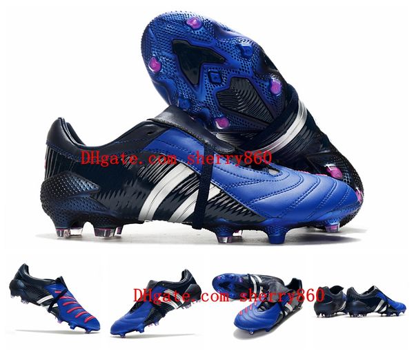 mens high ankle soccer shoes predator pulse fg ucl leather comfortable trainers cleats spikes football boots scarpe calcio
