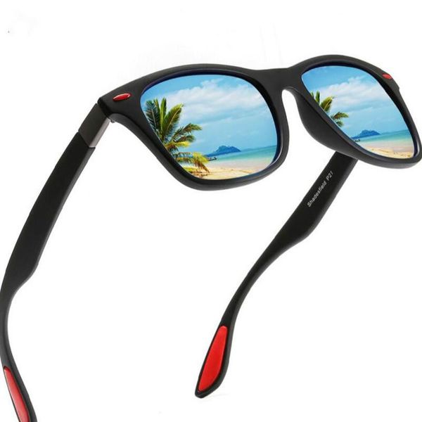 

new classic polarized sunglasses men women driving square frame sun glasses male goggle uv400, White;black
