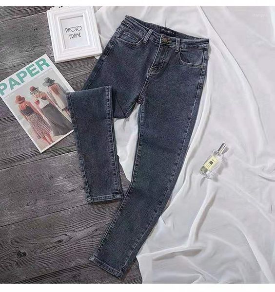 

ff8504 2019 new autumn winter women fashion casual denim pants ripped jeans for women streetwear1, Blue
