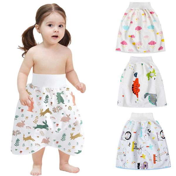 

cloth diapers 2 in 1 babies toilet training supplies cotton tpu waterproof washable skirt bed-wetting artifacts pants napkin clothes