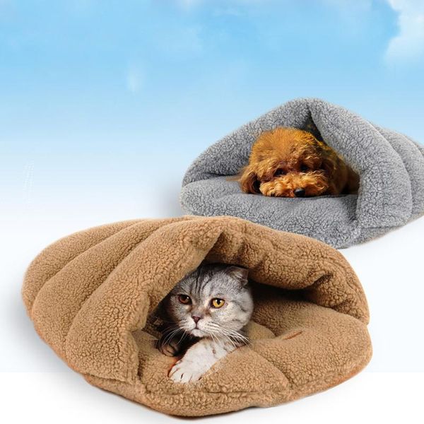 

kennels & pens indoor cats nest not sticky hair warm pads plush dog house simple folding tent matelas pour chien small pets supplies dd60db