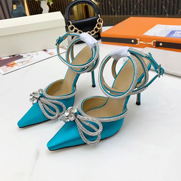 

bow fairy silk high-heeled sandals stovepipe artifact fashion urban style workplace essential can be matched with 35-42 heel height 9.5cm bo, Black