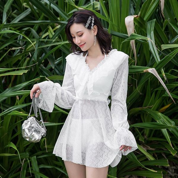 

swimsuit female separate sports split bathing suit shorts women trendy plus size bikini korean summer beach swimwear tankini