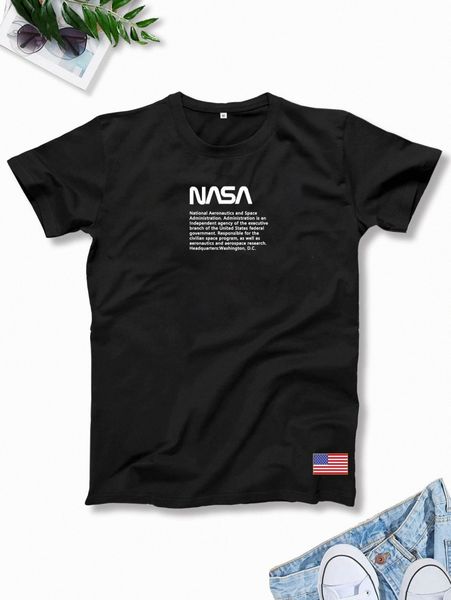

men american flag & slogan graphic tee k0cd#, White;black