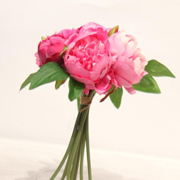 

peony handle beam wedding home decoration artificial flower brazil rose artificial flowers flower shop bouquet imitation flowers