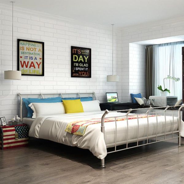 

wallpapers modern self adhesive wall stickers white brick sticker living room bedroom home decoration pvc waterproof wallpaper